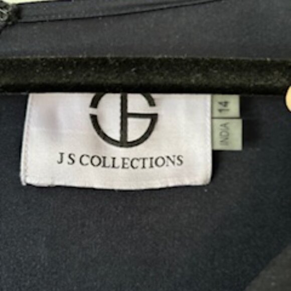 J S Collections navy maxi, mother of bride dress, evening gown, grad dress - Picture 8 of 11